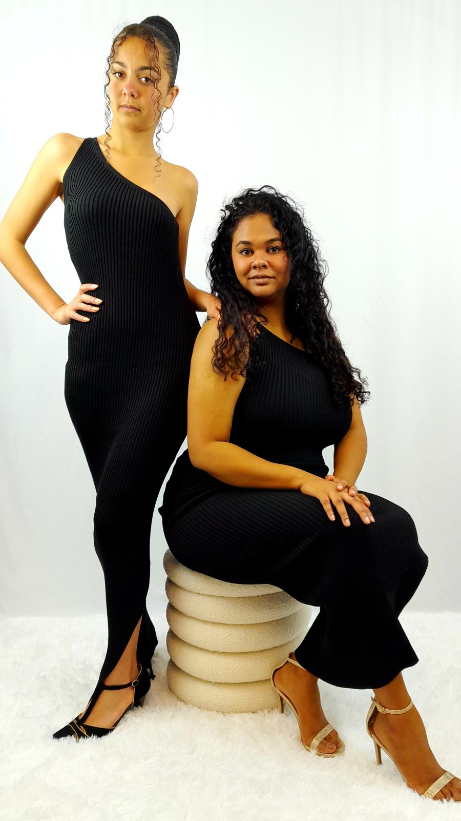 Robe long asymétrique