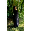 Robe Abaya manche avec noeud