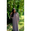 Robe Abaya manche avec noeud